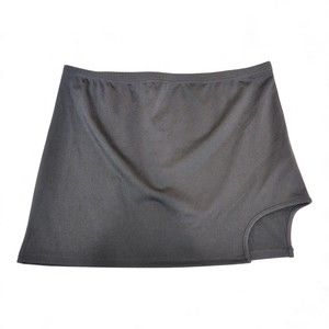 Gilipur‎ Plus Size 2X Black Mini Skirt with Side Cutout